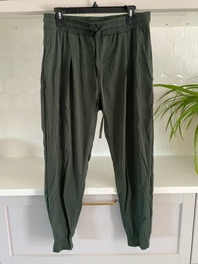 Mono B Olive Green Drawstring Joggers